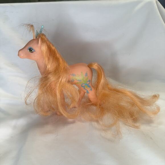 Vintage 1988 My Little Pony Wild Flower G1 Unicorn Hasbro Secret Surprise MLP - Picture 1 of 4
